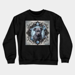 Blue Nose Staffy Crewneck Sweatshirt